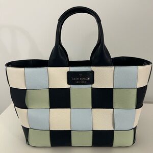 Kate Spade Basket Woven Leather Tote